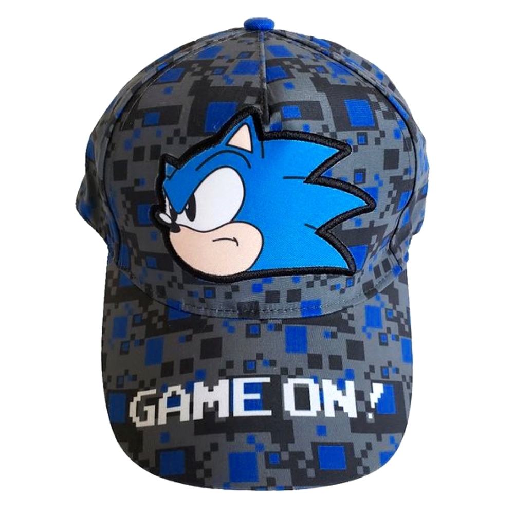 Sonic Hat Boys Sonic the Hedgehog Baseball Cap Kids Embroidered Blue Gam…